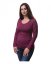 Nursing T-shirt Catherine, long sleeves – cyclamen - Size: L/XL