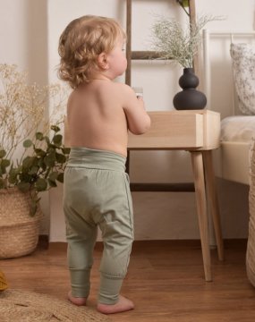 Baggy sweatpants for babies - Colour - bottle green