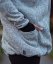 Babywearing sweater Lisa, grey melange