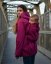 Babywearing softshell jacket Alice (front/back use) + MATERNITY INSERT, FUCHSIA - Size: S/M