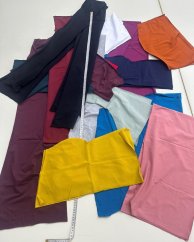 Fabric Remnants and Cotton Jersey Offcuts from Production 1 kg – Your Colour Mix