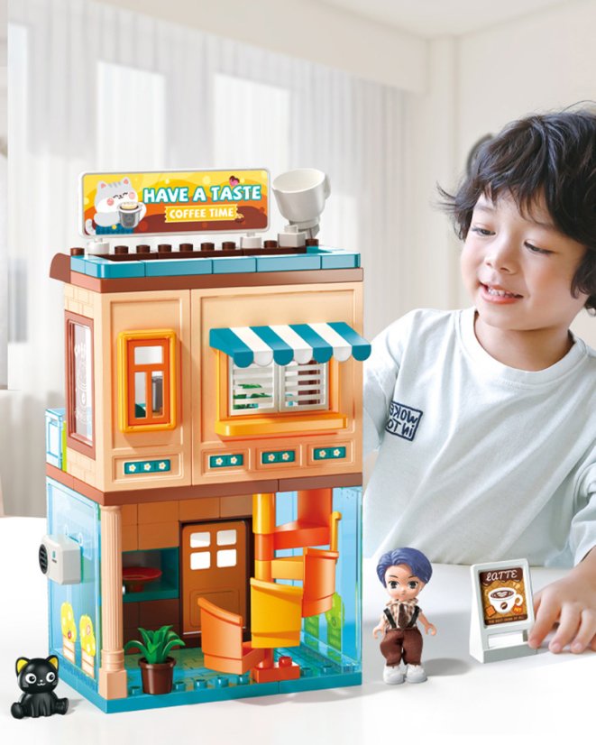 Stavebnice kavárna, 116 dílků, pro děti od 3 let