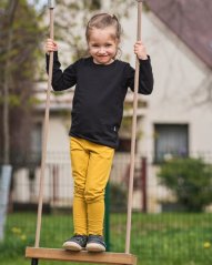 Children's leggings, mustard