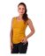 Breast-feeding T-shirt Katerina, no sleeves, mustard - Size: XS/S