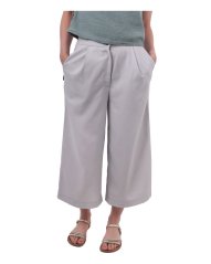 Cullotes linen pants for women, grey