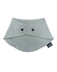 Baby cotton dribble bib, olive green