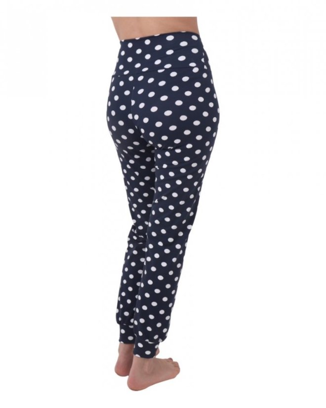 Women’s pajama pants, blue polka dot