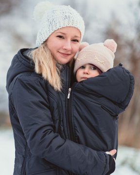 Zimní vyteplené nosící bundy