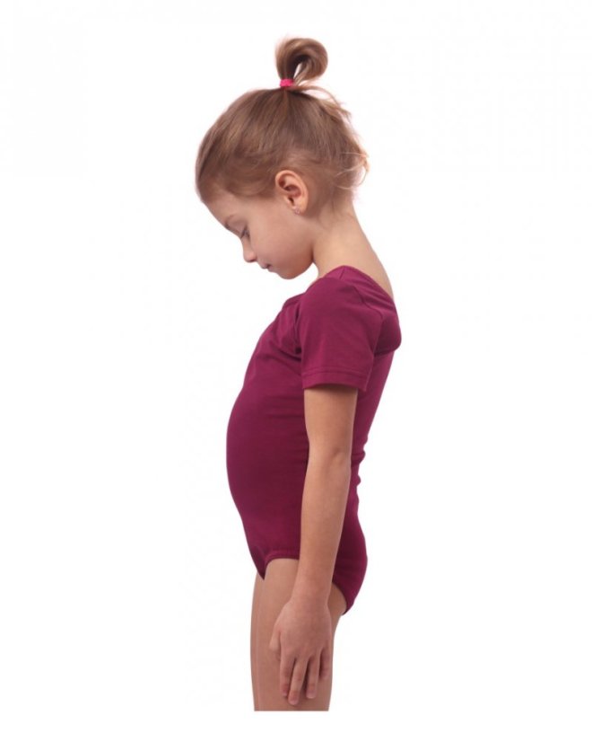 Balletttrikot für Mädchen, Zyklamen - Größe: 134