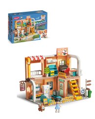 Stavebnice rodinný dům s figurkou, 152 dílků, pro děti od 3 let