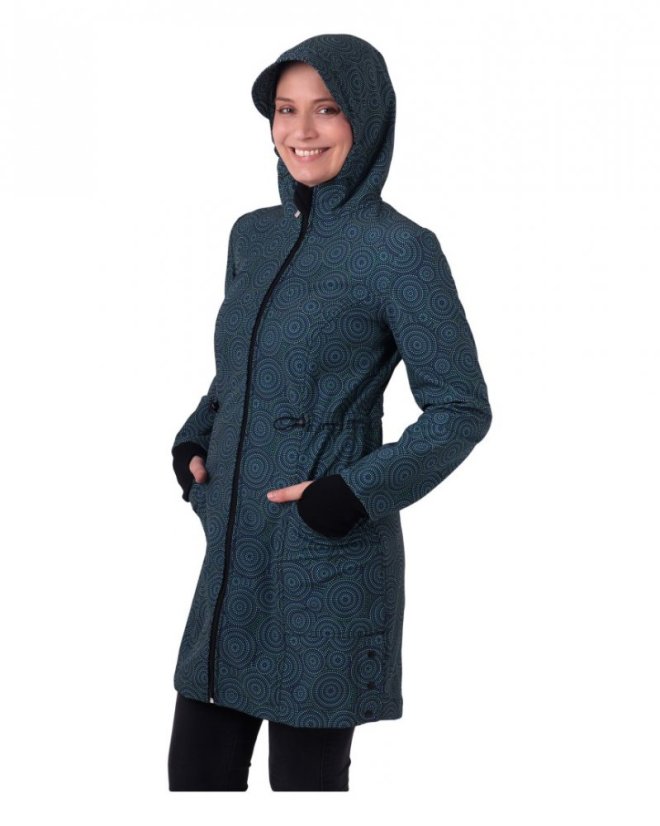 Dámský softshellový kabát Hana, mandaly - Velikost: M do 165 cm