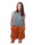 Damen-Shorts aus Leinen, Zimtfarbe - Größe: 44