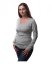 Nursing T-shirt Catherine, long sleeves – olive - Size: S/M