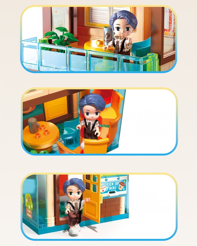 Stavebnice kavárna, 116 dílků, pro děti od 3 let