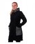 Softshell Tragejacke Alva, schwarz mit Dreiecken