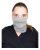 Multifunctional scarf, grey melange , for adults