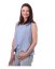 Nursing muslin top Maja, light blue