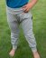 Baggy pants for kids, grey melange