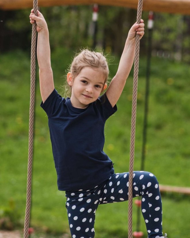 Dětské tričko, krátký rukáv, černé