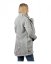 Babywearing sweater (front babywearing only) Elsa, grey melange - Size: XS