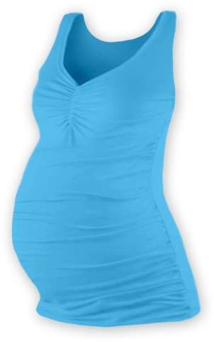 Tatiana maternity tank top, turquoise