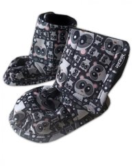 Zimní softshellové capáčky pro miminka – pandy