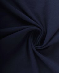 Zbytek metráže: Bavlněný úplet s elastanem, 185gr/m2, tmavě modrý