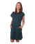 Women’s dress with pockets Zoe, oversized loose fit, dark green