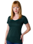 Nursing T-shirt Catherine, short sleeves – bottle green - Size: M/L