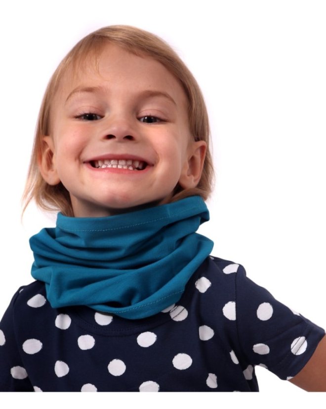 Halstuch für Kinder, dunkeltürkis
