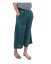 Cullotes women's linen trousers, emerald green