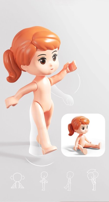 Sada figurek ke stavebnicím pro děti od 3 let – 5 pohyblivých postaviček