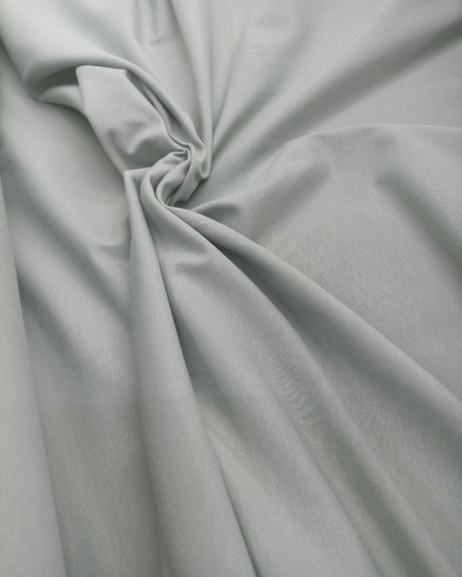 Zbytek metráže: Bavlněný úplet s elastanem, 185gr/m2, olivový