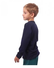 Children's T-shirt, long sleeve, dark blue