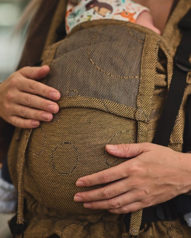 Nosítko pro novorozence NEWBORN, hořčicové
