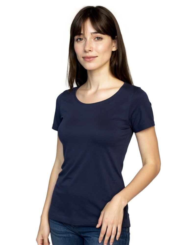 E-shop Jožánek Dámske tričko Brigita, krátky rukáv, tmavo modrá M/L