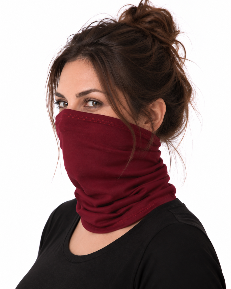 Jožánek Dámský bavlněný nákrčník – bordo
