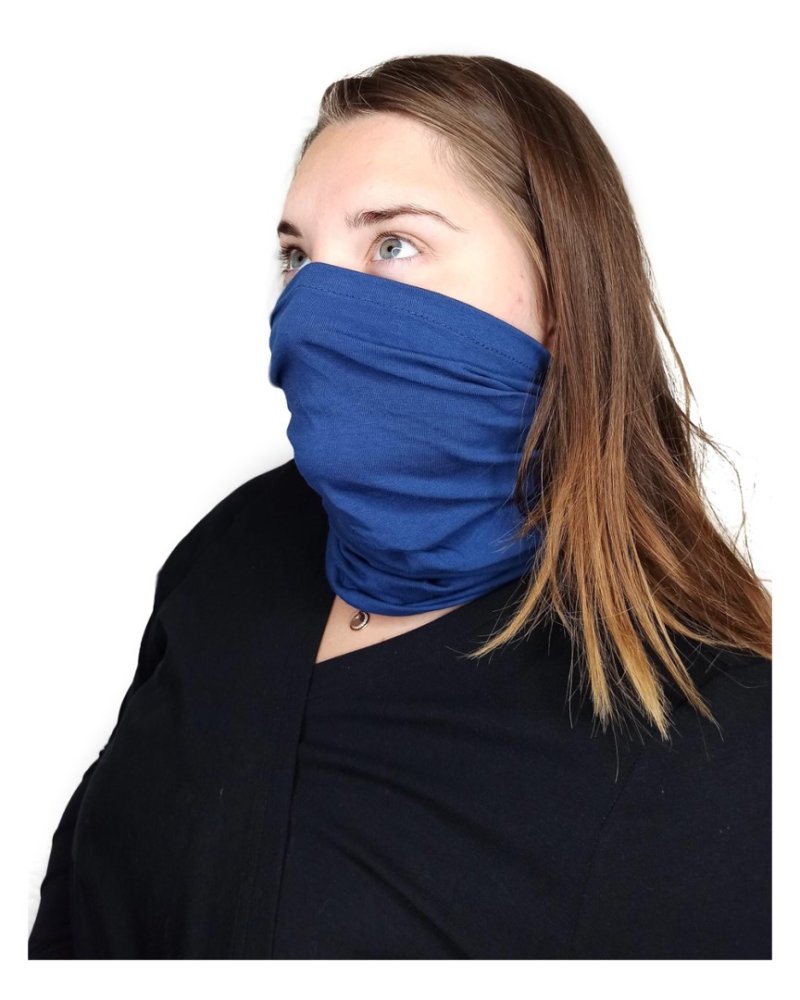 Jožánek Dámský bavlněný nákrčník – jeans modrý